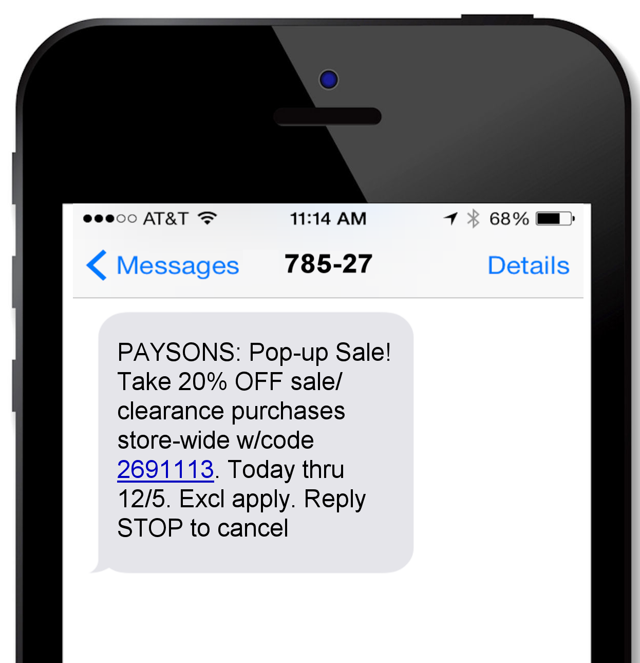 one-time-use mobile coupon